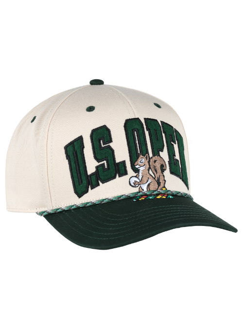 125TH U.S. Open Lightweight Cotton Green & Tan Rope Cap