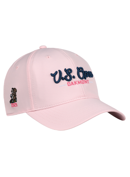 125TH U.S. Open Soft Pink Ladies Hidden Ponytail Cap