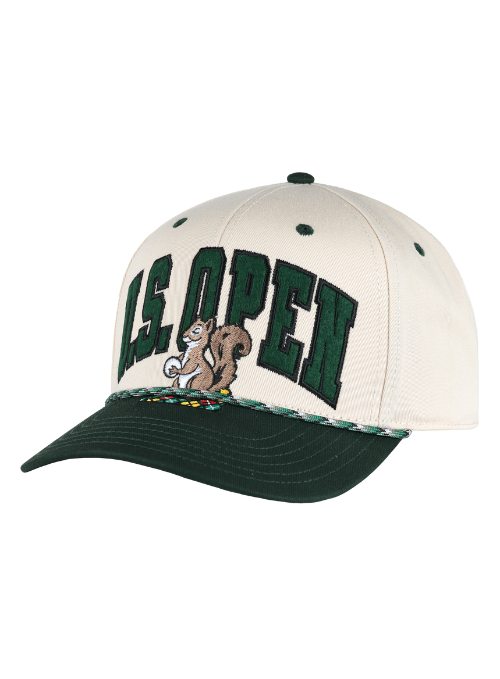 125TH U.S. Open Lightweight Cotton Green & Tan Rope Cap