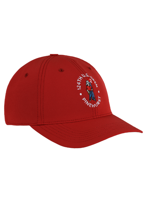 2024 U.S. Open Red Ultimate Fit Aerosphere Tech Fabric Cap