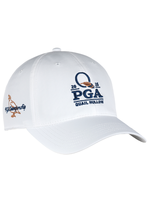2025 PGA Championship White AeroSphere Tech Cap