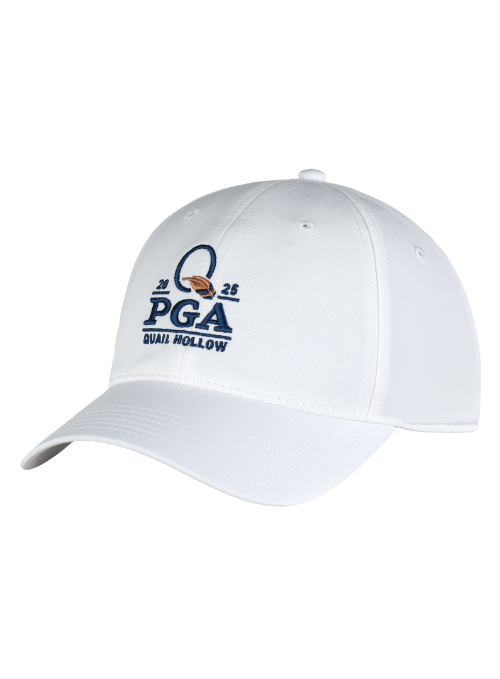 2025 PGA Championship White AeroSphere Tech Cap