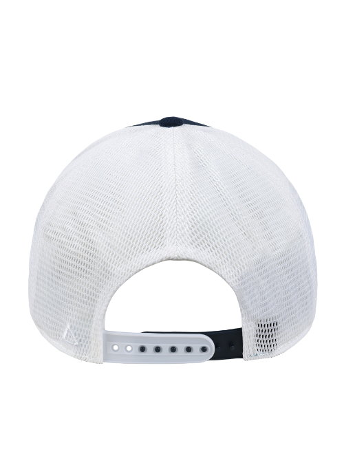 Americana Navy Cotton Twill Stretch Mesh Back Cap