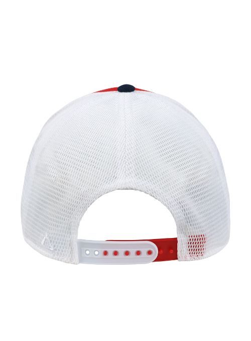 Americana Red, White and Blue Cotton Twill Stretch Mesh Back Cap