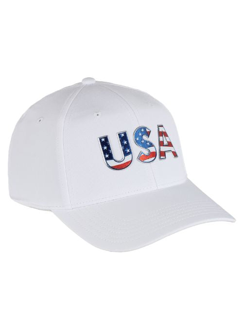 Americana White AeroSphere Tech Fabric Cap