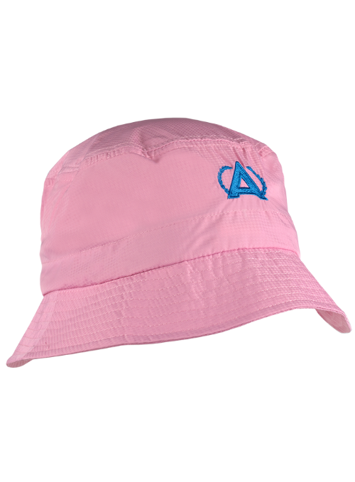 Annika Pink Houndstooth Fabric Bucket