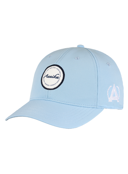 Annika Sky Blue Aerosphere Tech Fabric Ladies Ponytail Cap