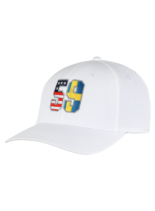 Annika "59" Sweden/USA White Aerosphere Tech Fabric Cap