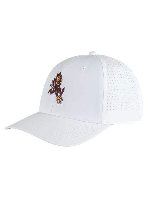 Arizona State Sun Devils White Heather Laser Panel Cap