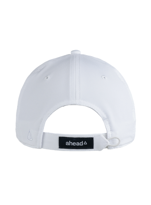 Arkansas Razorbacks White AeroSphere Tech Cap with Dimensional Rubber Patch