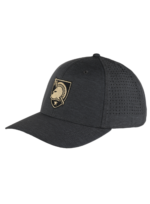 Army West Point Black Knights Black Heather Laser Panel Cap