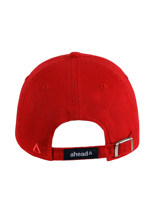 Atlanta Drive Golf Club Red Relaxed Fit Washed Twill Cap