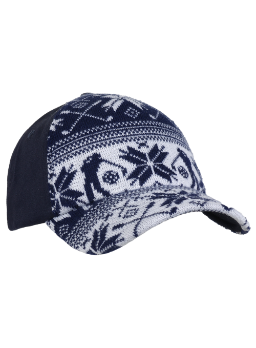 Blue White Ugly Sweater Hat Ahead USA Shop