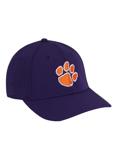 Clemson Tigers Purple Ultimate Fit Aerosphere Tech Fabric Cap Ahead USA Shop