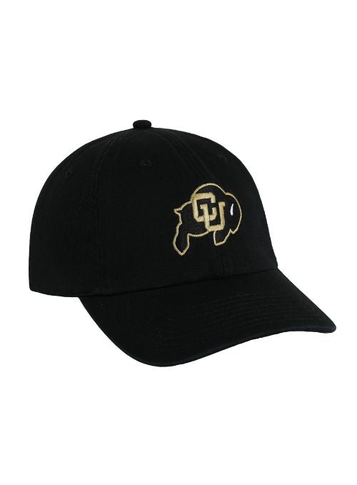 Colorado Buffaloes Black Washed Twill Cap
