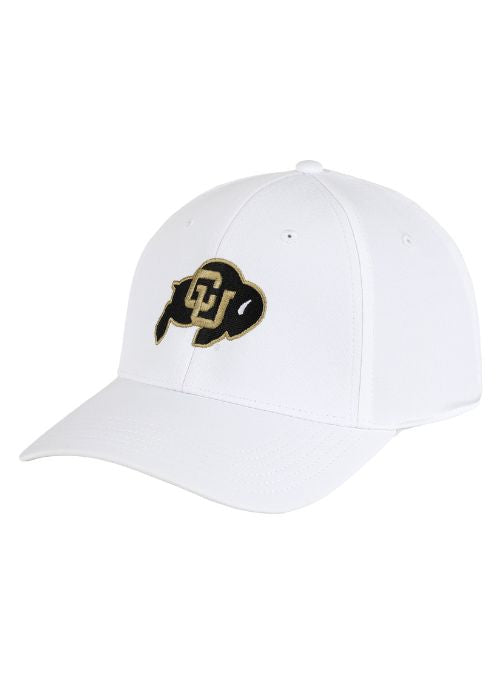 Colorado Buffaloes White Ultimate Fit Aerosphere Tech Fabric Cap