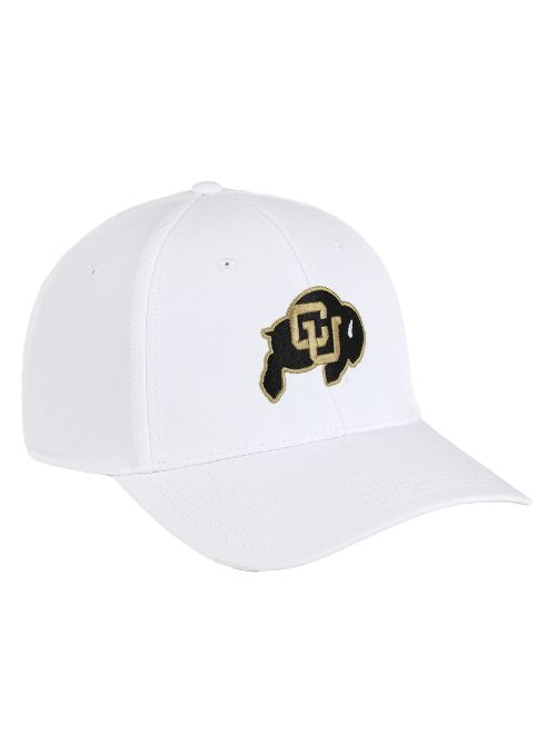 Colorado Buffaloes White Ultimate Fit Aerosphere Tech Fabric Cap