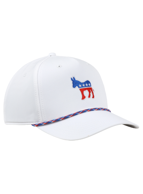 Donkey USA Themed Aerosphere Tech Fabric 5-Panel Rope Cap