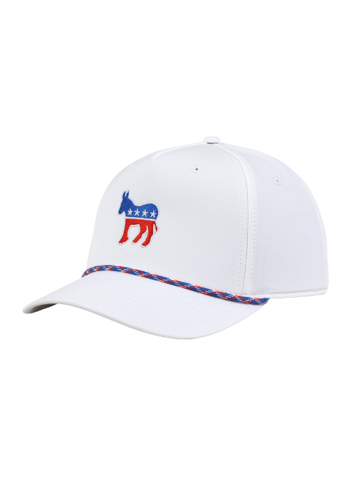Donkey USA Themed Aerosphere Tech Fabric 5-Panel Rope Cap
