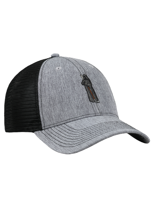 Golfin' Grim Reaper Cotton Linen Mesh Back Cap