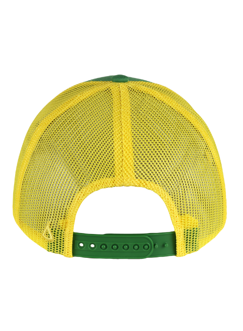 John Deere Grass Green with Yellow Mesh Back Cap