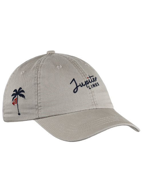 Jupiter Links Golf Club Tan Youth Fit Twill Cap