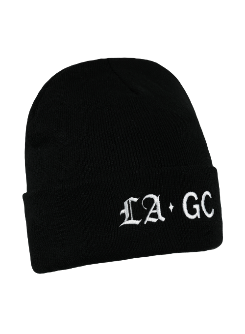 Los Angeles Golf Club Black Acrylic Cuff Knit Cap