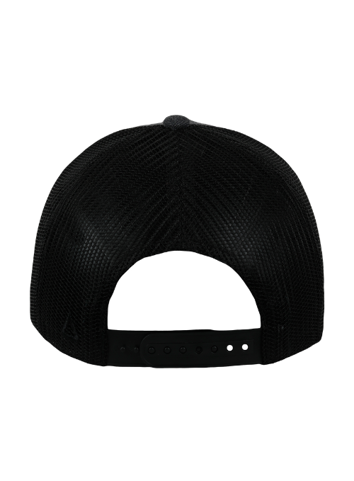 Los Angeles Golf Club Heather Grey & Black Youth Fit Flat Brim Mesh Back Cap