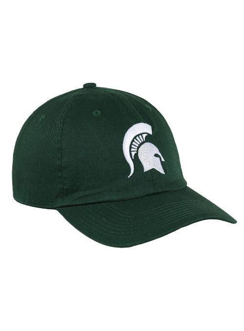 Michigan State Spartans Green Washed Twill Cap