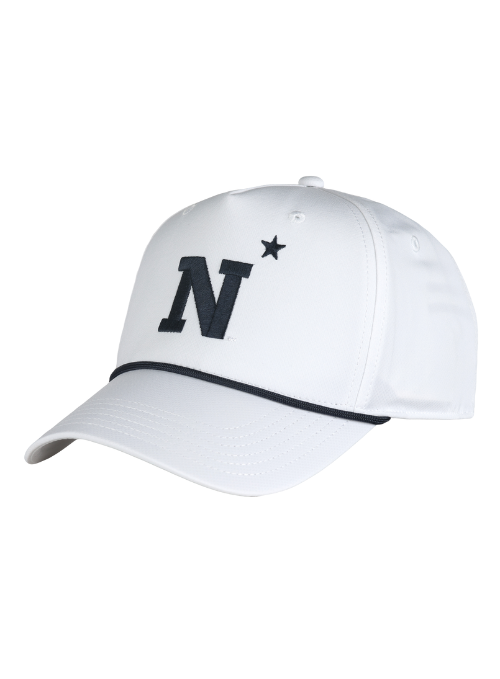 Naval Academy Midshipmen White & Blue Rope Cap