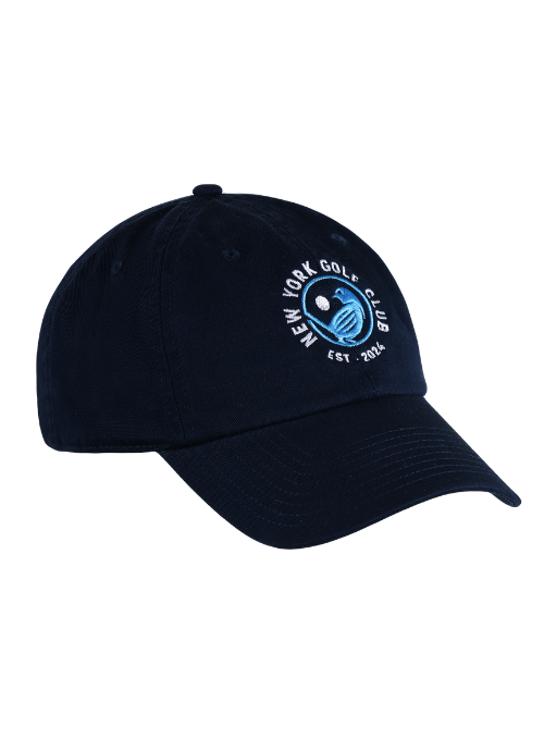 New York Golf Club Navy Relaxed Fit Washed Twill Cap