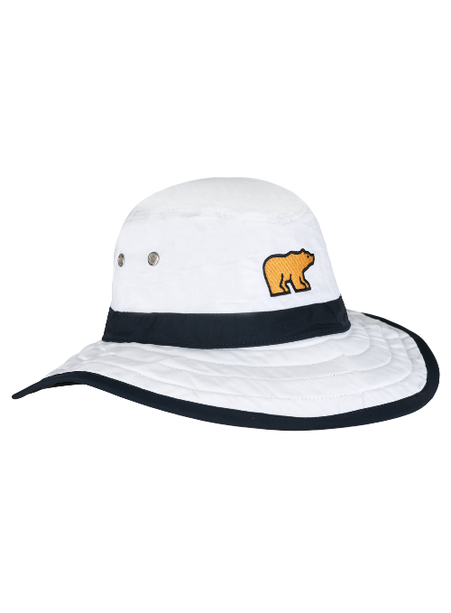 Nicklaus White Bucket w/ Cinch Cord