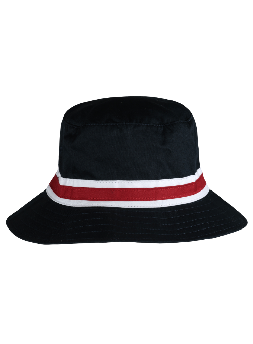 Nicklaus Blue w/ Red Stripe Cotton Bucket