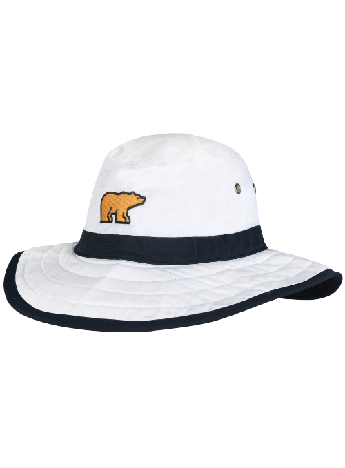 Nicklaus White Bucket w/ Cinch Cord