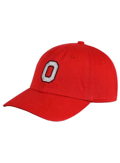 Ohio State Buckeyes Red Washed Twill Cap