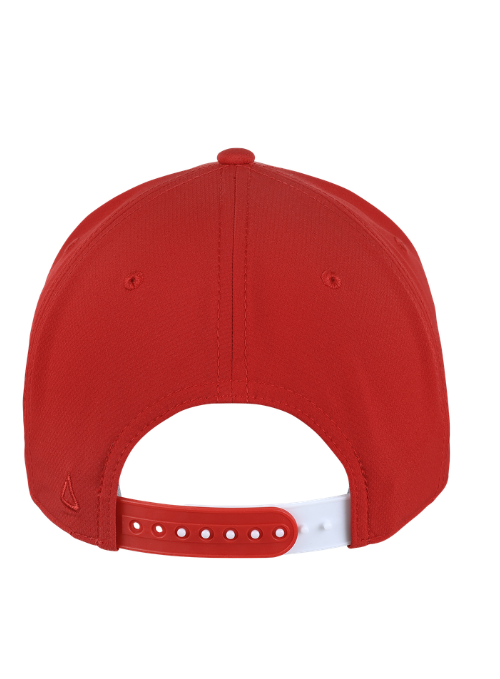 Ohio State University Red AeroSphere Tech Rope Cap with Dimensional Rubber Patch