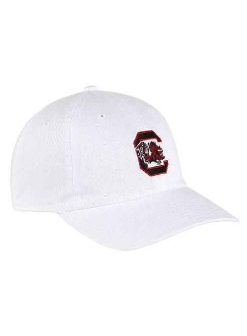 South Carolina Gamecocks White Washed Twill Cap