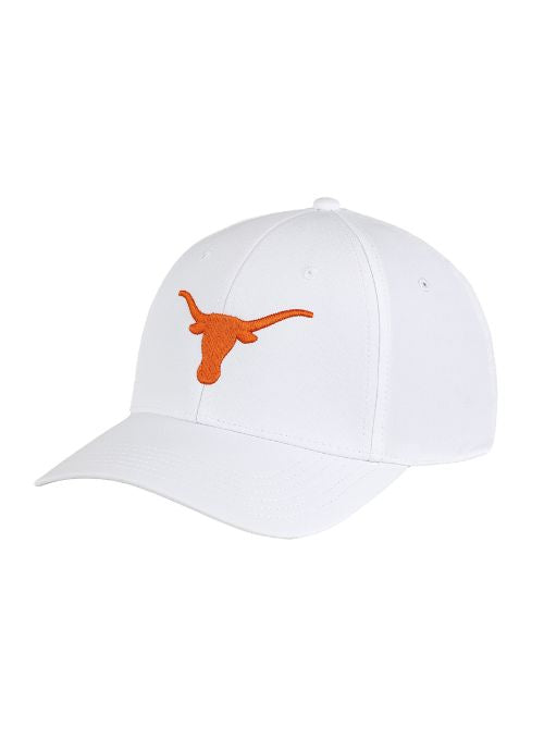 Texas Longhorns White Ultimate Fit Aerosphere Tech Fabric Cap
