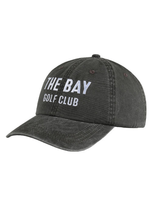 The Bay Golf Club Charcoal Youth Fit Twill Cap