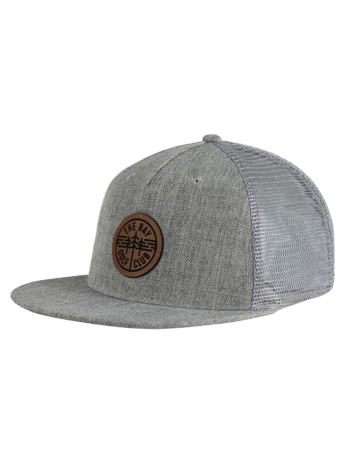 The Bay Golf Club Grey Heather Classic Mesh Back Hat