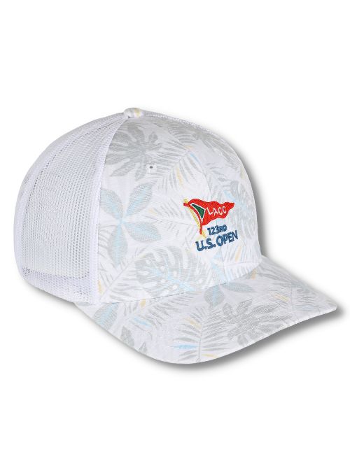 U.S. Open Blue & White Sublimated Print Mesh Back Cap