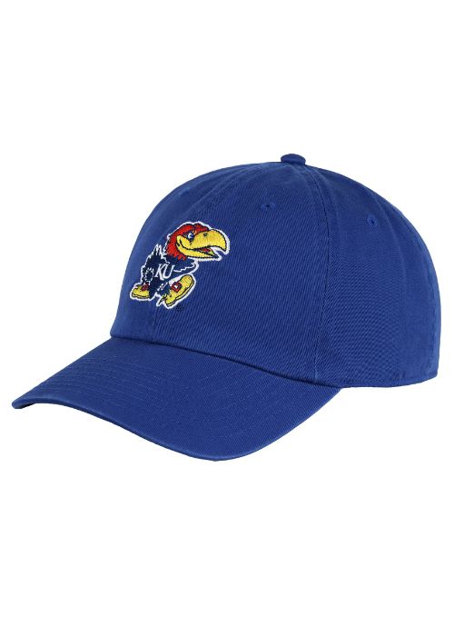 Kansas Jayhawks Blue Washed Twill Cap