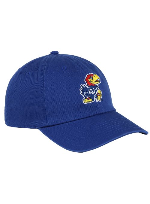 Kansas Jayhawks Blue Washed Twill Cap