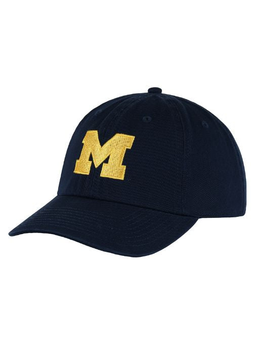 Michigan Wolverines Navy Washed Twill Cap
