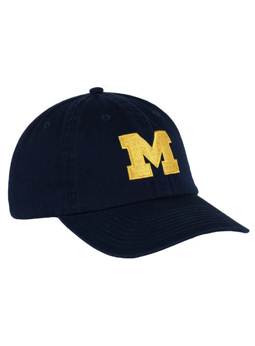Michigan Wolverines Navy Washed Twill Cap