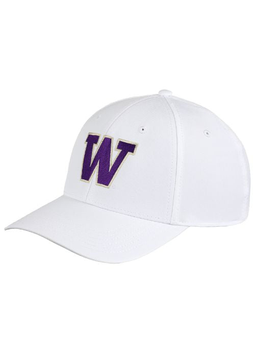 Washington Huskies White Ultimate Fit Aerosphere Tech Fabric Cap