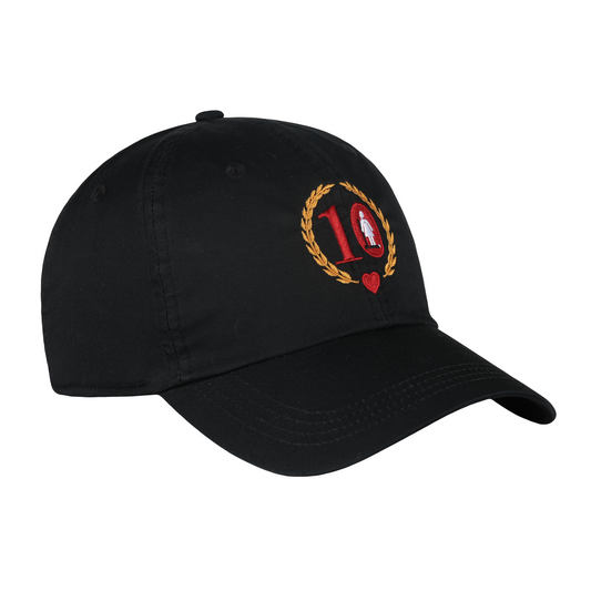 Women's Golf Day Black Lightweight Cotton Cap