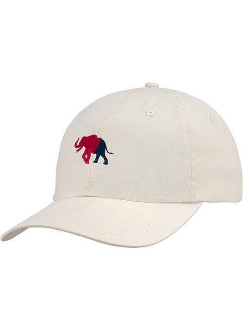Newport Elephant Relaxed Adjustable Ahead Cap in Chalk - Front Right View