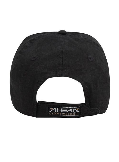 Jack Nicklaus Black "Total Majors" Ahead Cap - Back View