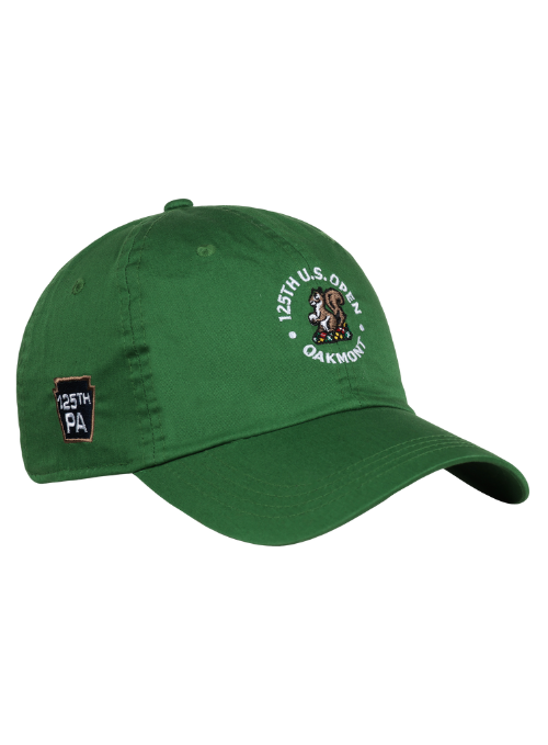 125TH U.S. Open Grass Green Lightweight Cotton Cap